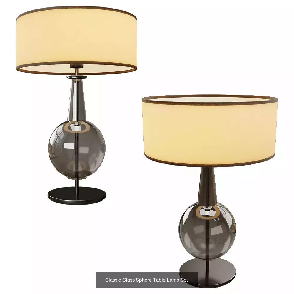 100 Table Lamp combo 3D Model 3D Model Collection_70