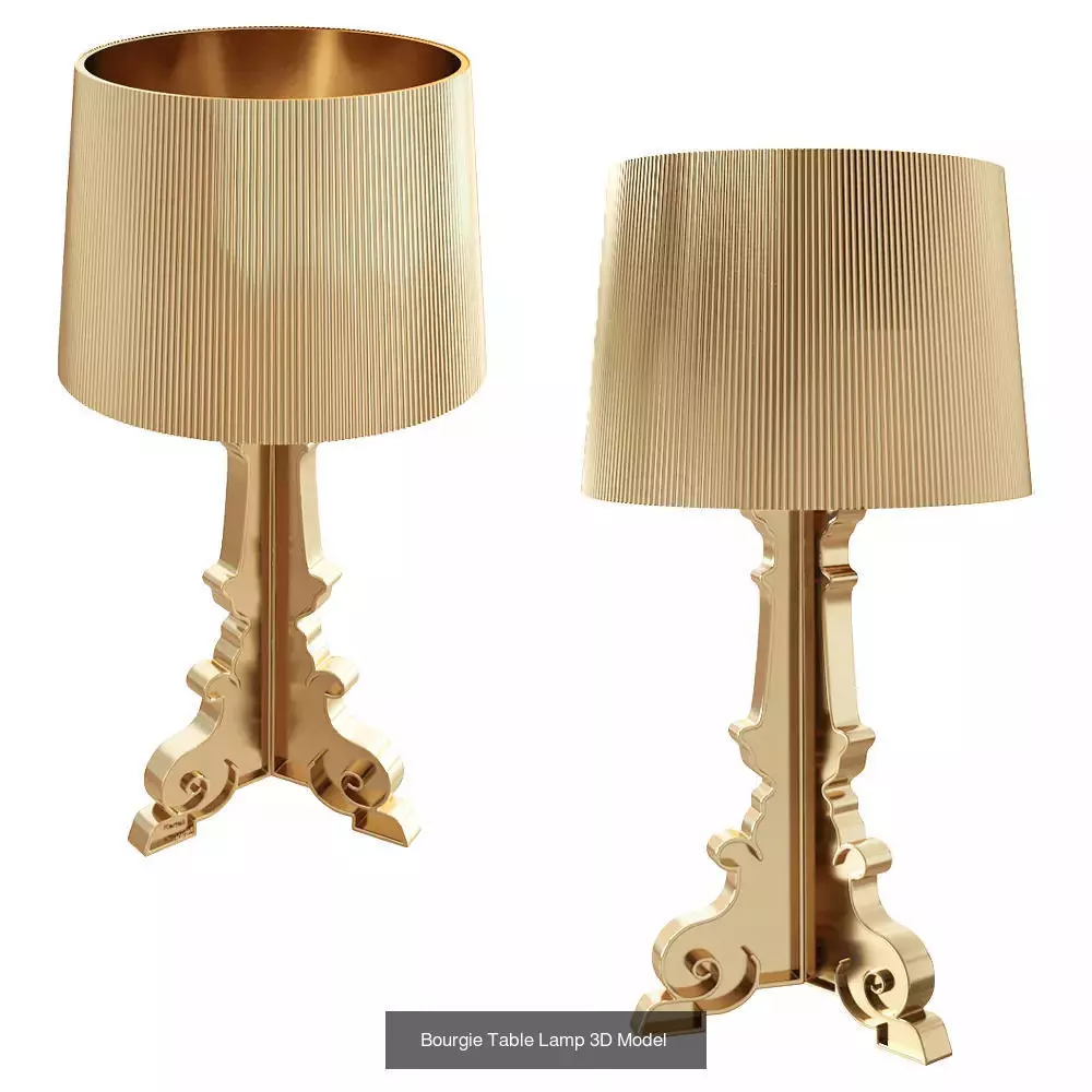 100 Table Lamp combo 3D Model 3D Model Collection_33