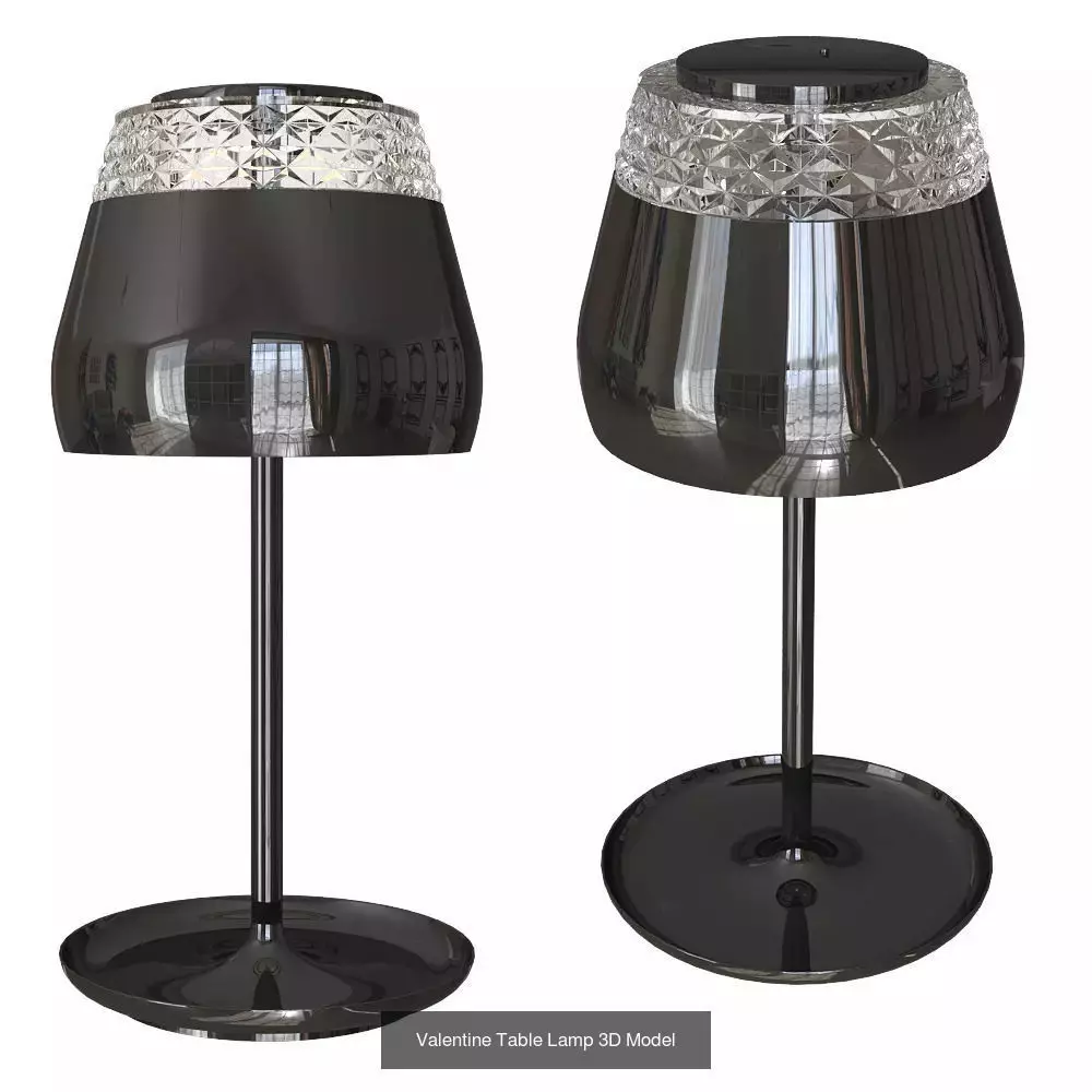 100 Table Lamp combo 3D Model 3D Model Collection_25