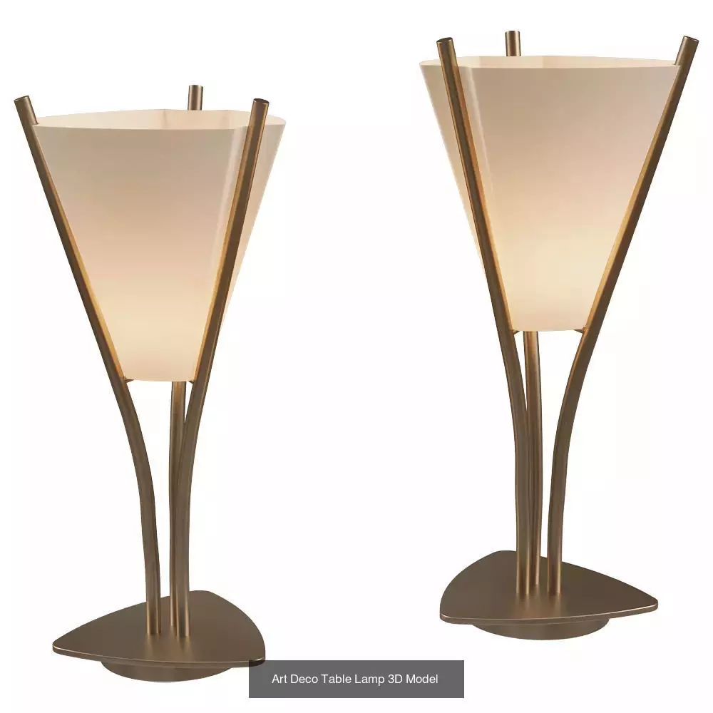 100 Table Lamp combo 3D Model 3D Model Collection_116