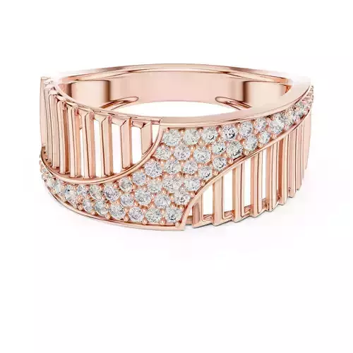 Diamond Band Ring 3dm stl renders animation videos details  3D print model