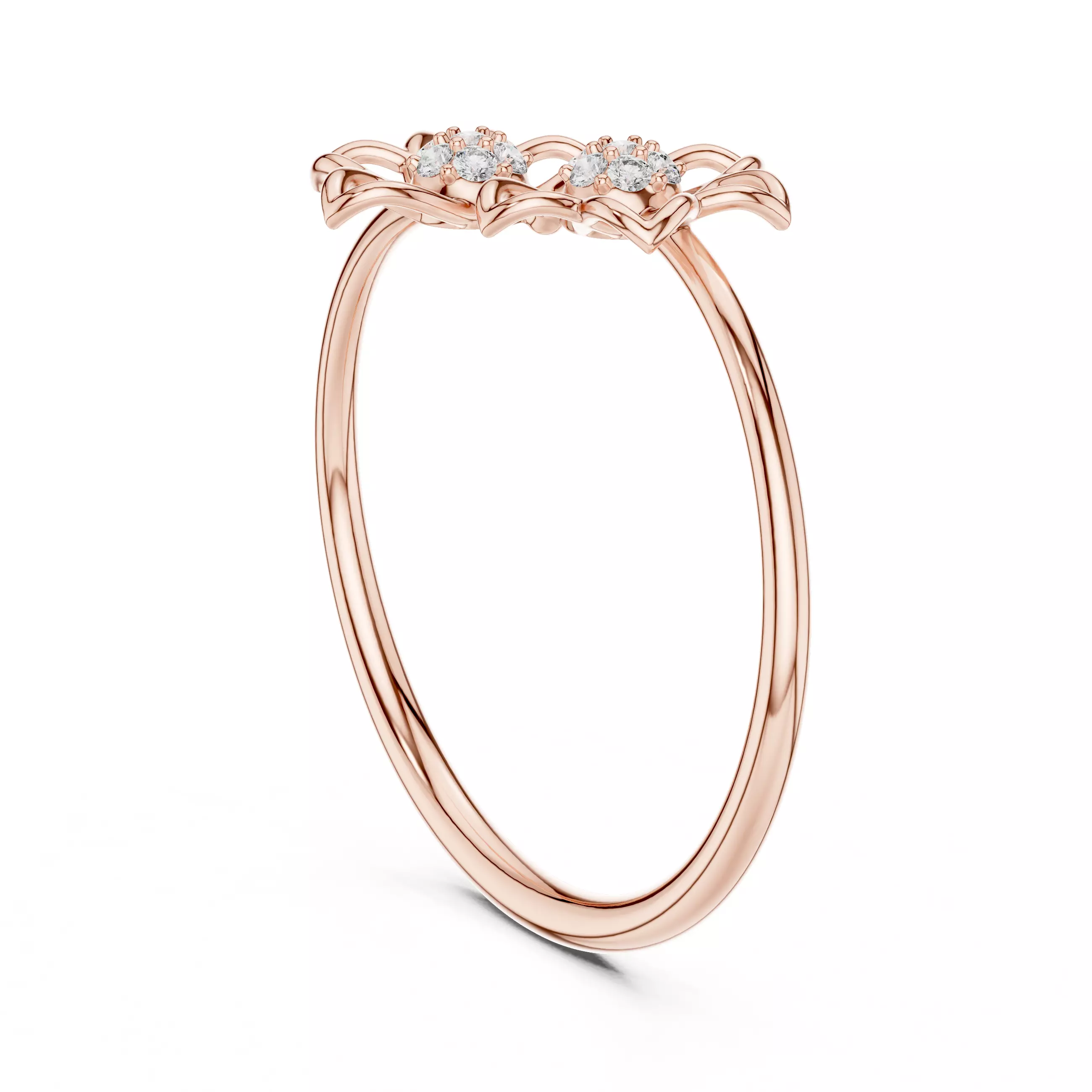 Ultra light wt minimalist Ring 3dm stl renders animation videos 3D print model_3