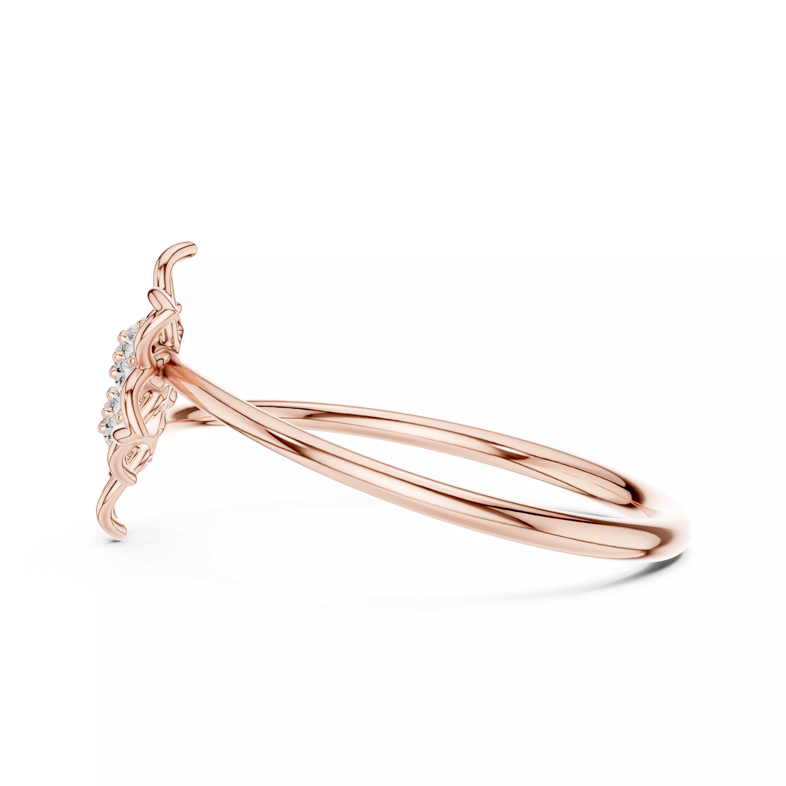 Ultra light wt minimalist Ring 3dm stl renders animation videos 3D print model_5