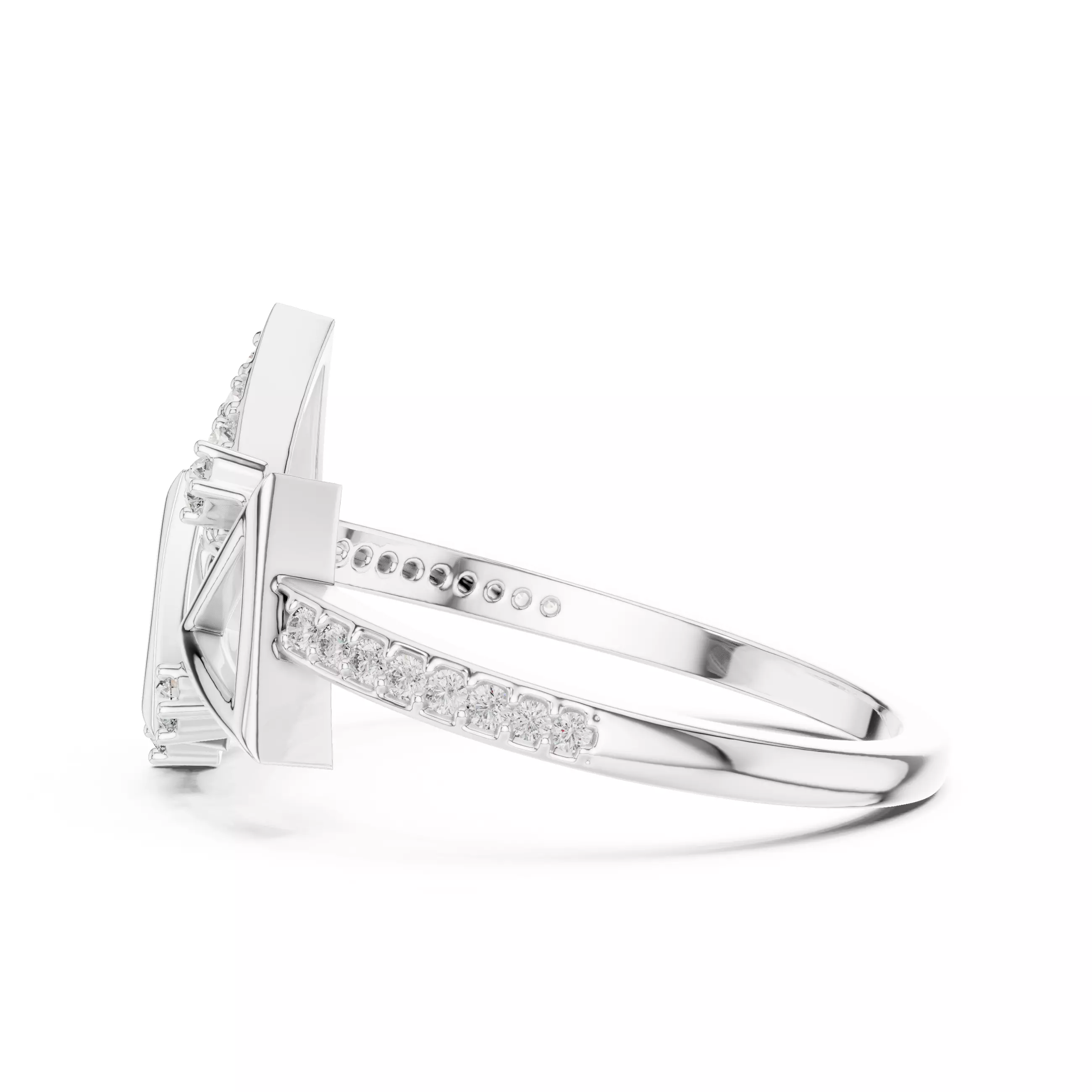 Ultra light wt minimalist Ring 3dm stl renders animation videos 3D print model_8