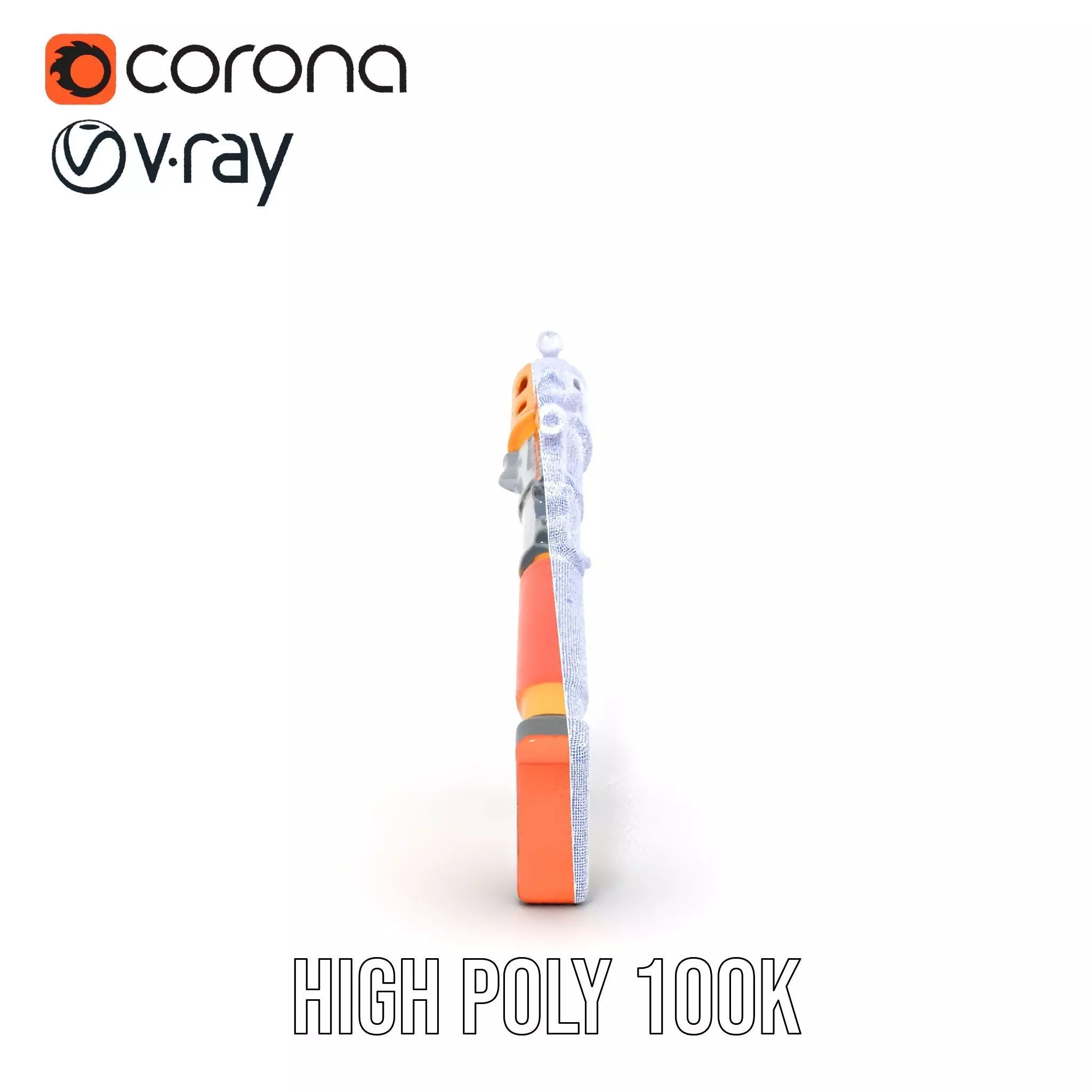 Vibrant Assault Rifle model pack Low-poly 3D model_35