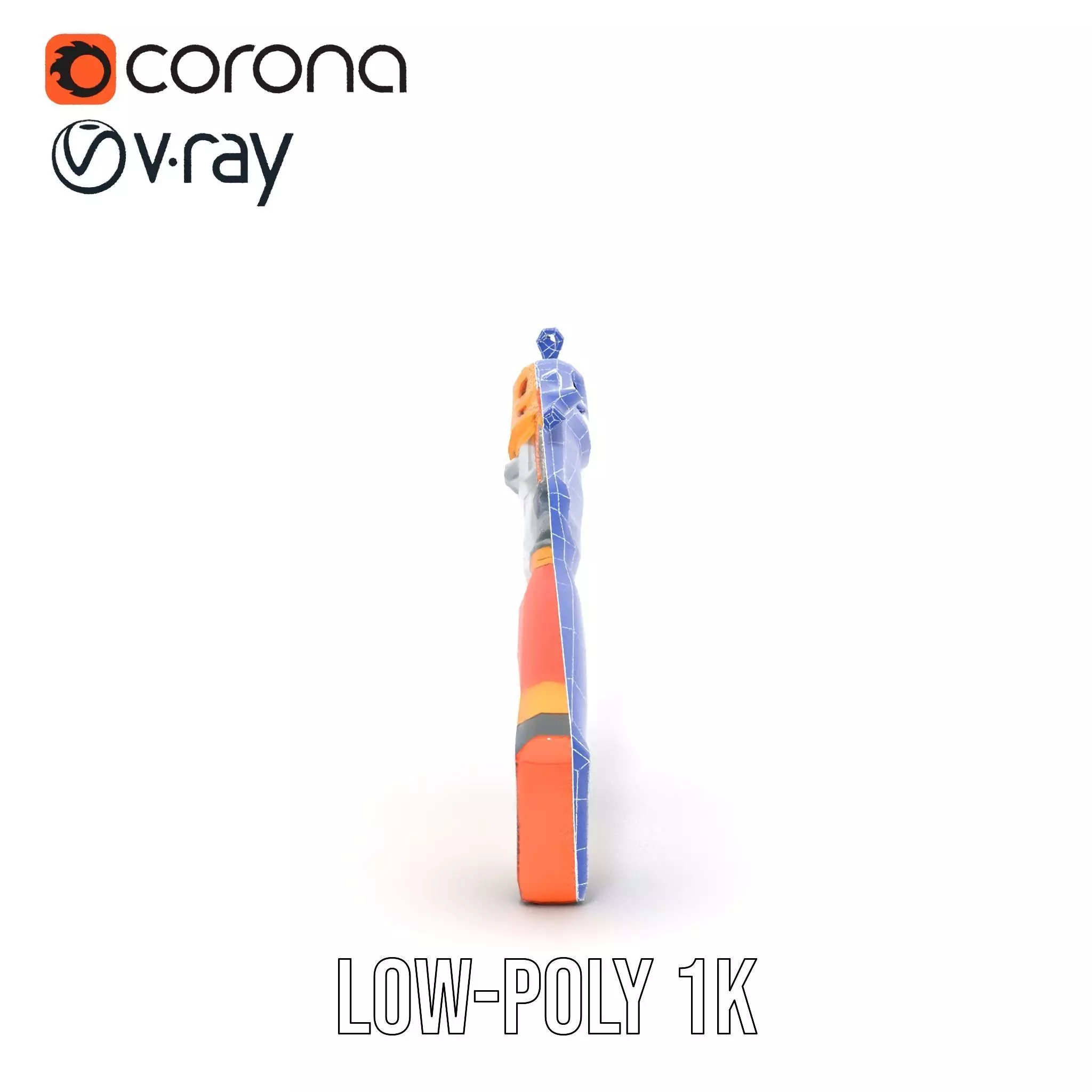 Vibrant Assault Rifle model pack Low-poly 3D model_21