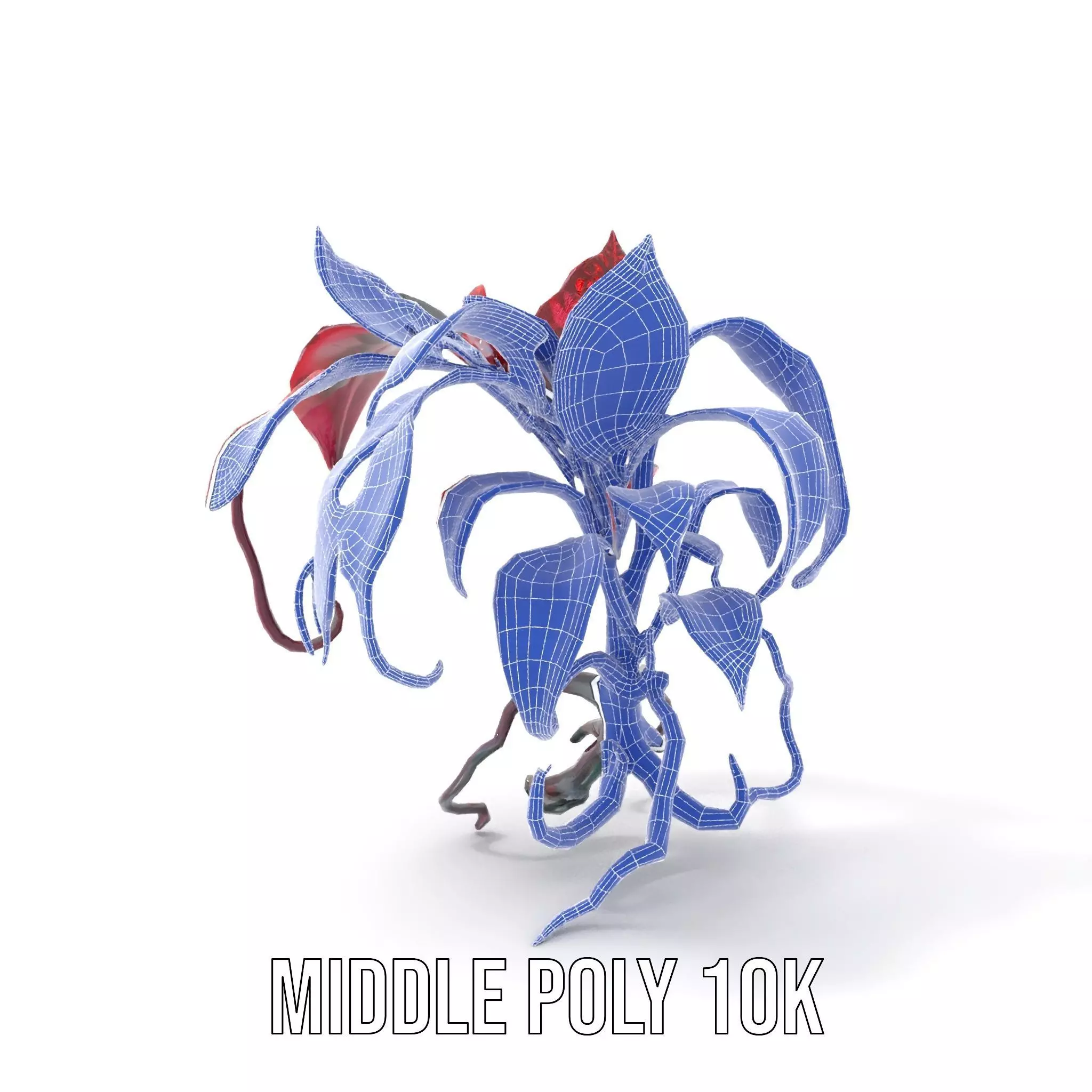 Crimson Foliage Plant model pack Low-poly 3D model_19