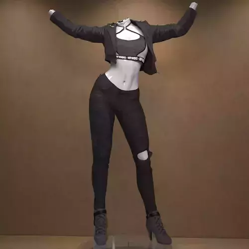 Chic Punk Outfit for Genesis 9