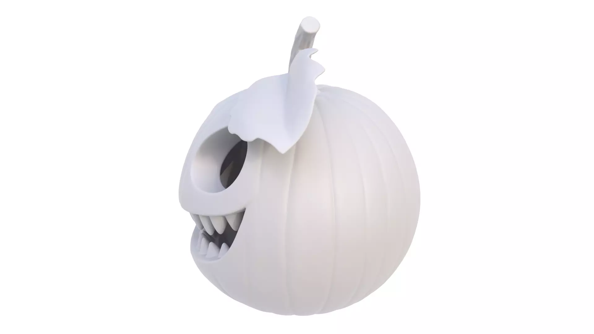 Halloween pumpkin 3D model_2