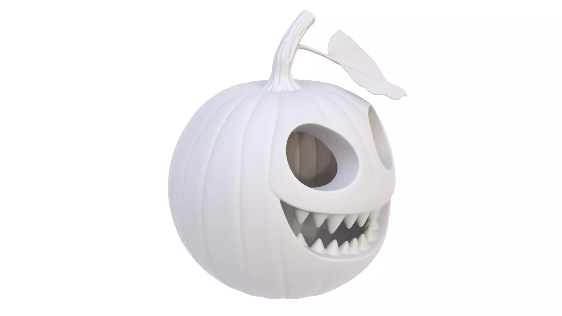 Halloween pumpkin 3D model_4