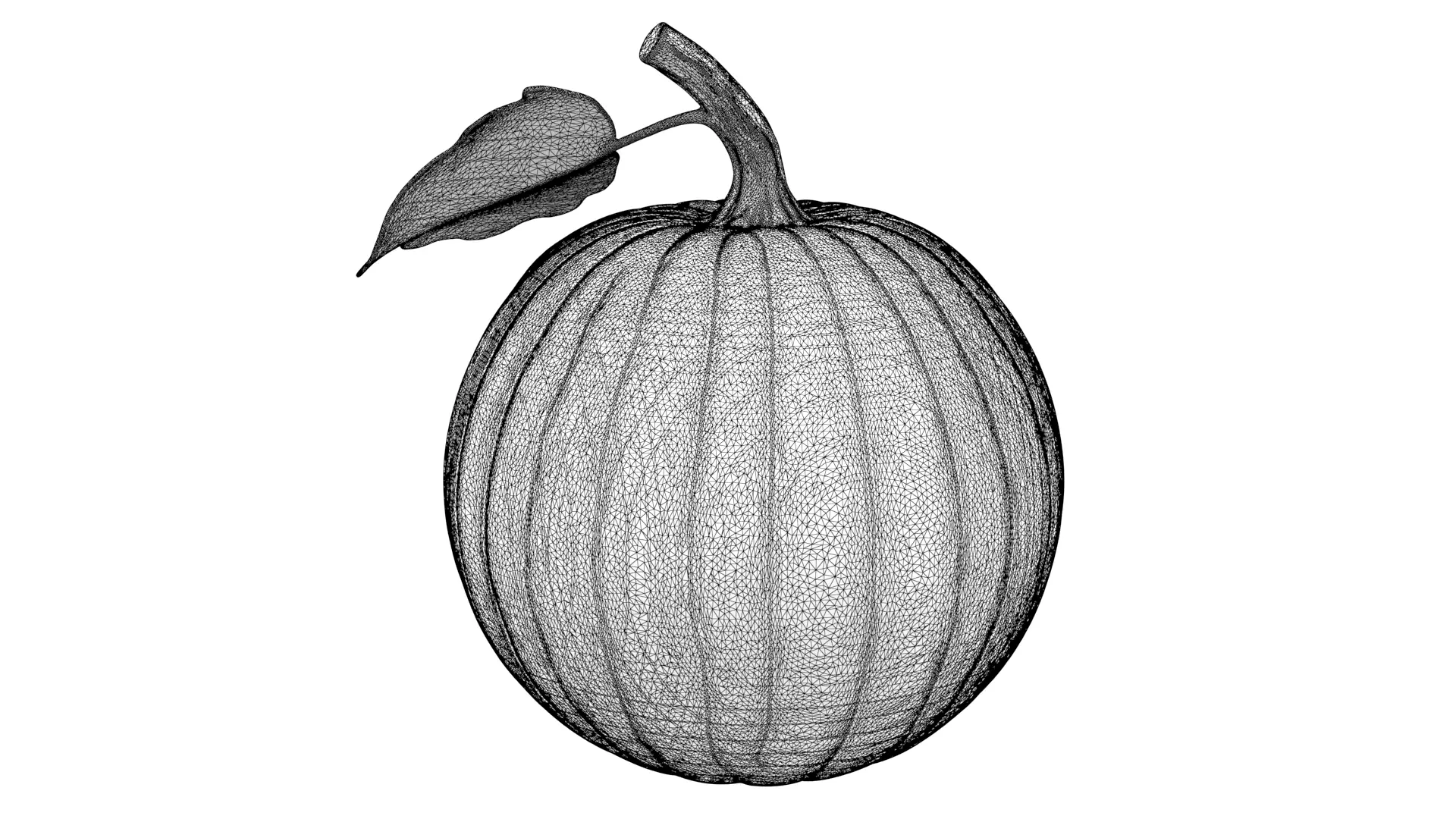 Halloween pumpkin 3D model_7