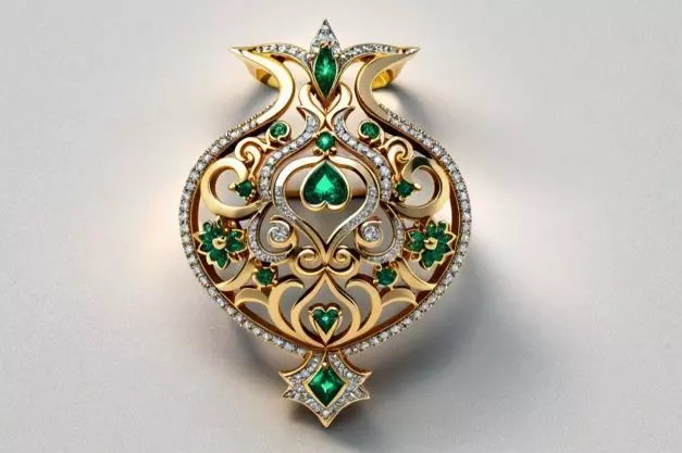 Islamic Pendant Free 3D print model
