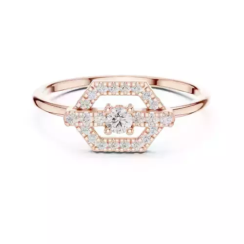 Round Cut Diamond Engagement Wedding Ring 3DM STL Video