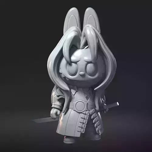 Labubu x Final Fantasy VII Sephirot 100mm Pre-supported