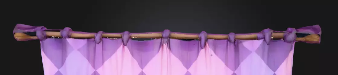 Purple Tapestry Low-poly 3D model_1