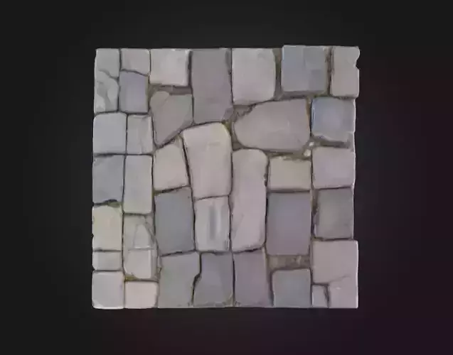 Stone Pathway in Darkness Texture