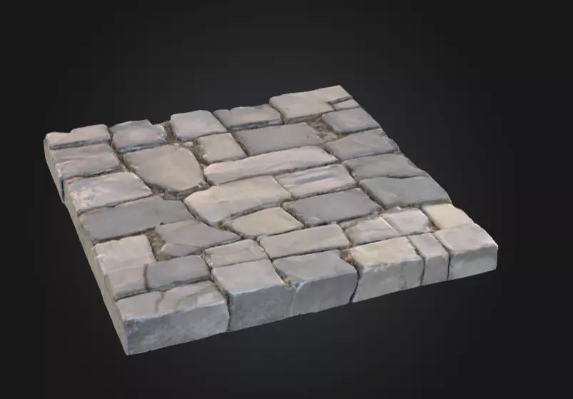 Stone Pathway in Darkness Texture_7