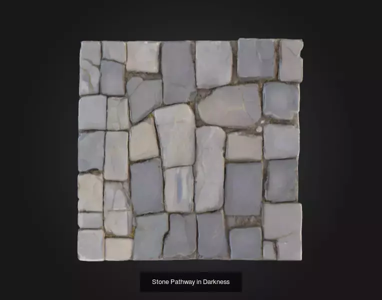 Rustic Wall Floor Surfaces Collection Low Poly Texture_5