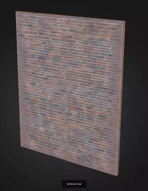 Rustic Wall Floor Surfaces Collection Low Poly Texture_2