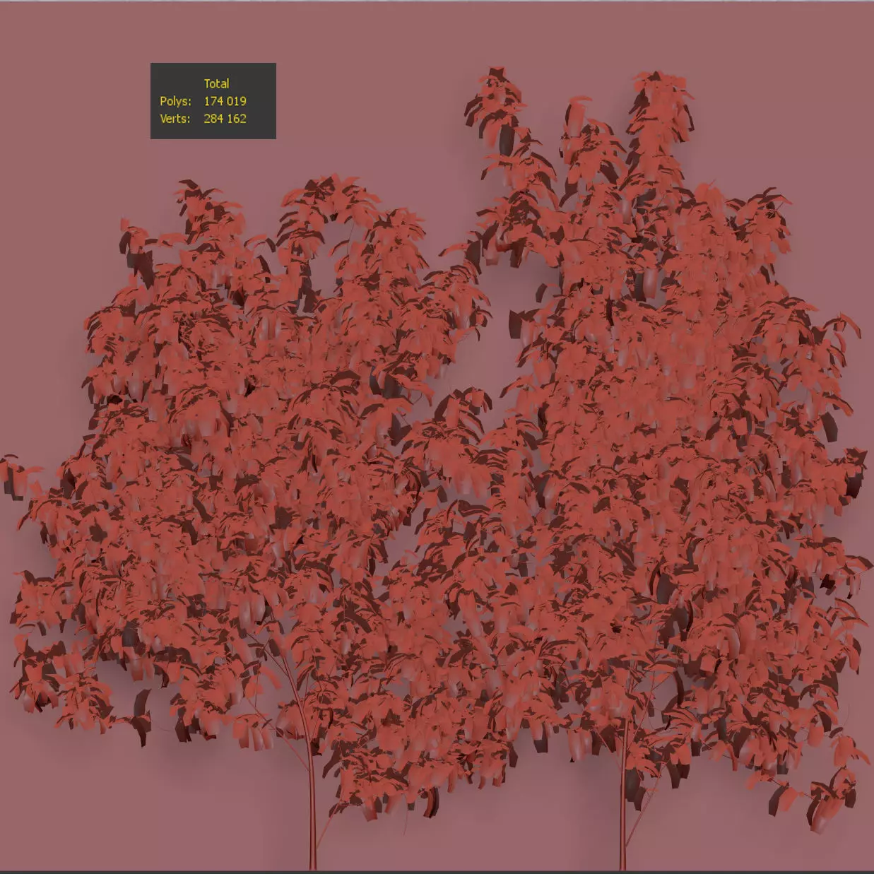 Wisteria for walls - 2 models 3D model_3