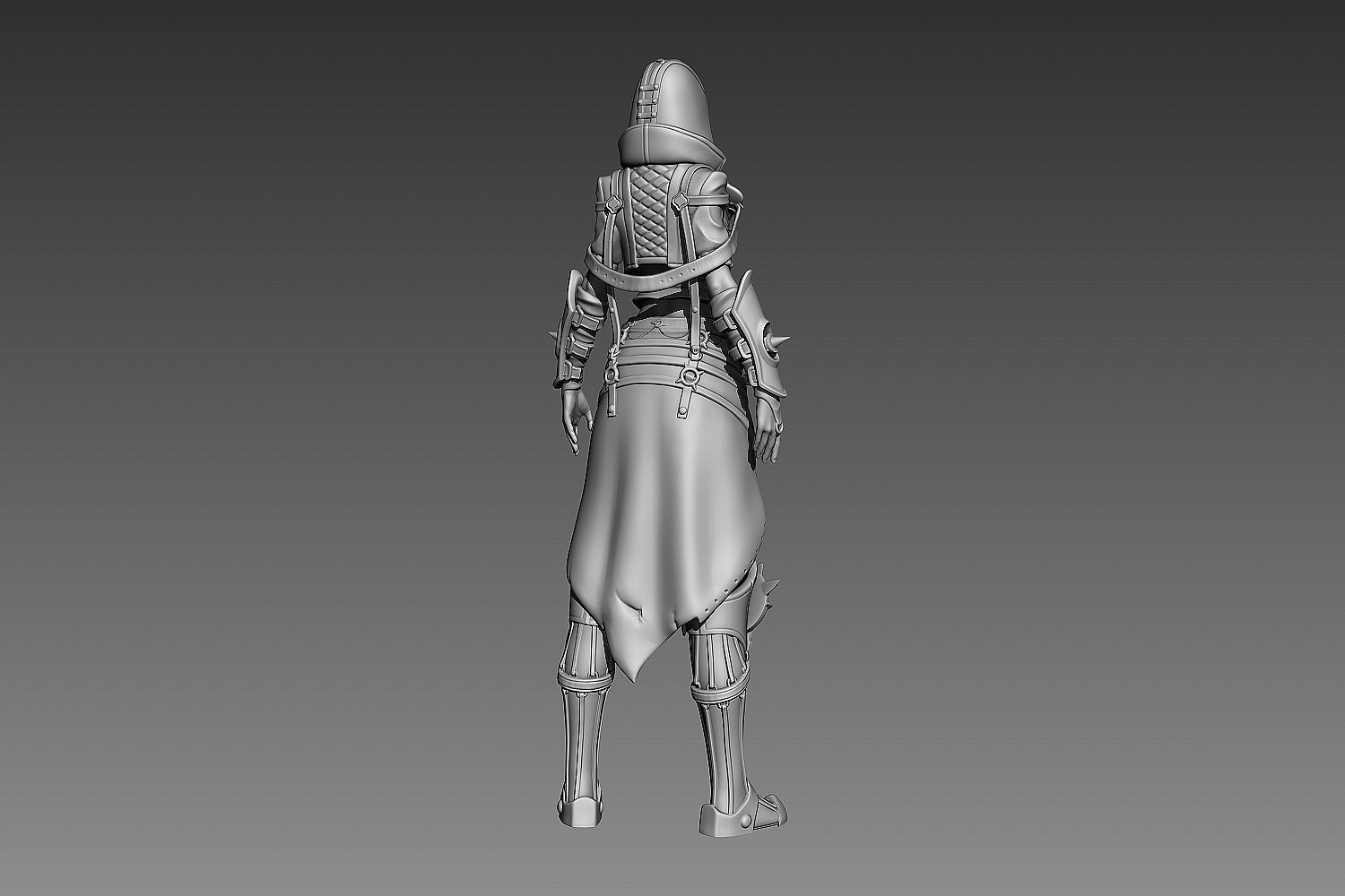 Fantasy Female Character 2 3d print 3D print model_3