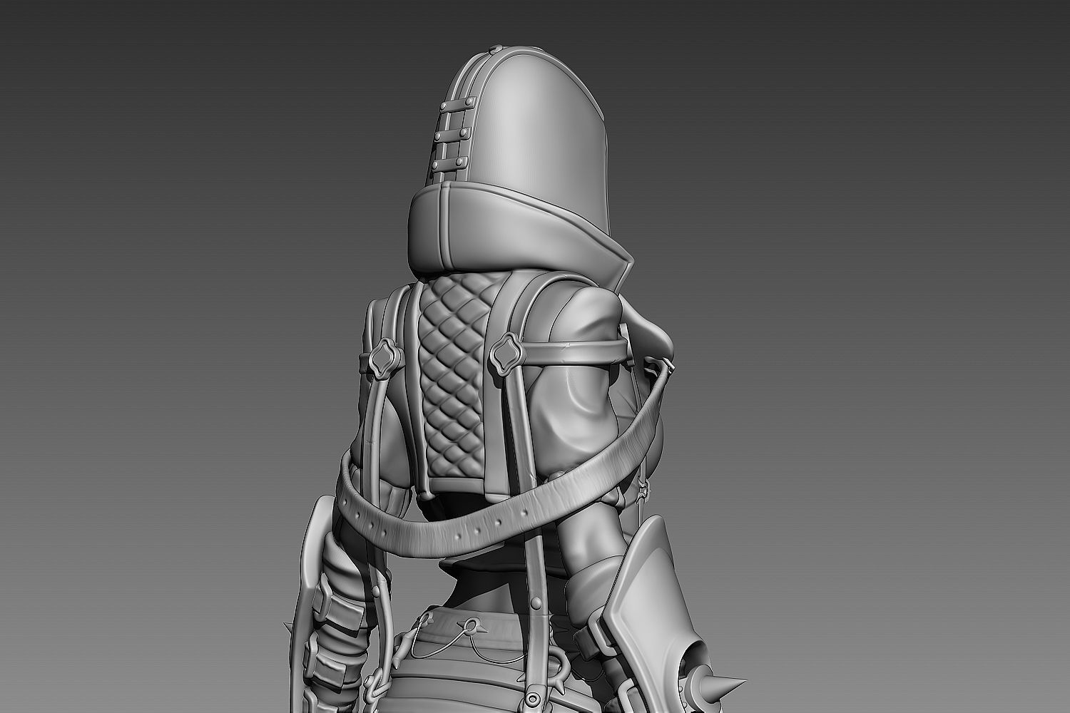 Fantasy Female Character 2 3d print 3D print model_4