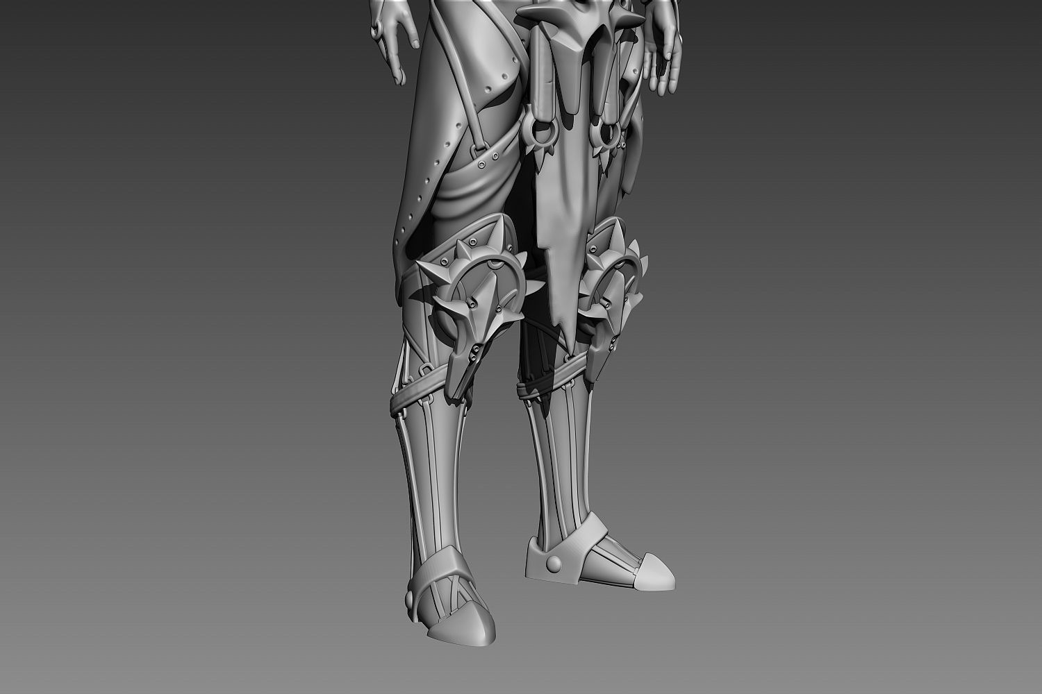Fantasy Female Character 2 3d print 3D print model_6