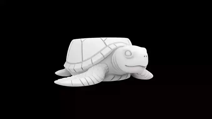 Turtle Cup Holder 3D Print Model