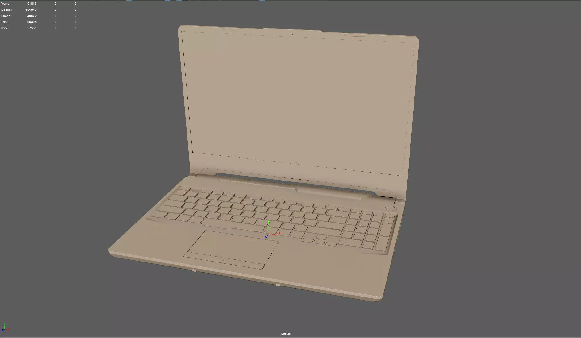 ASUS TUF Gaming F15 Laptop 3D model_1