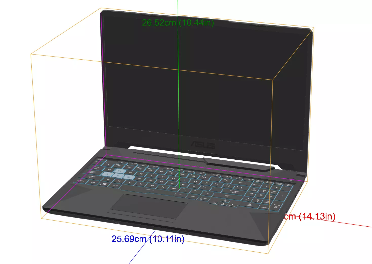 ASUS TUF Gaming F15 Laptop 3D model_4