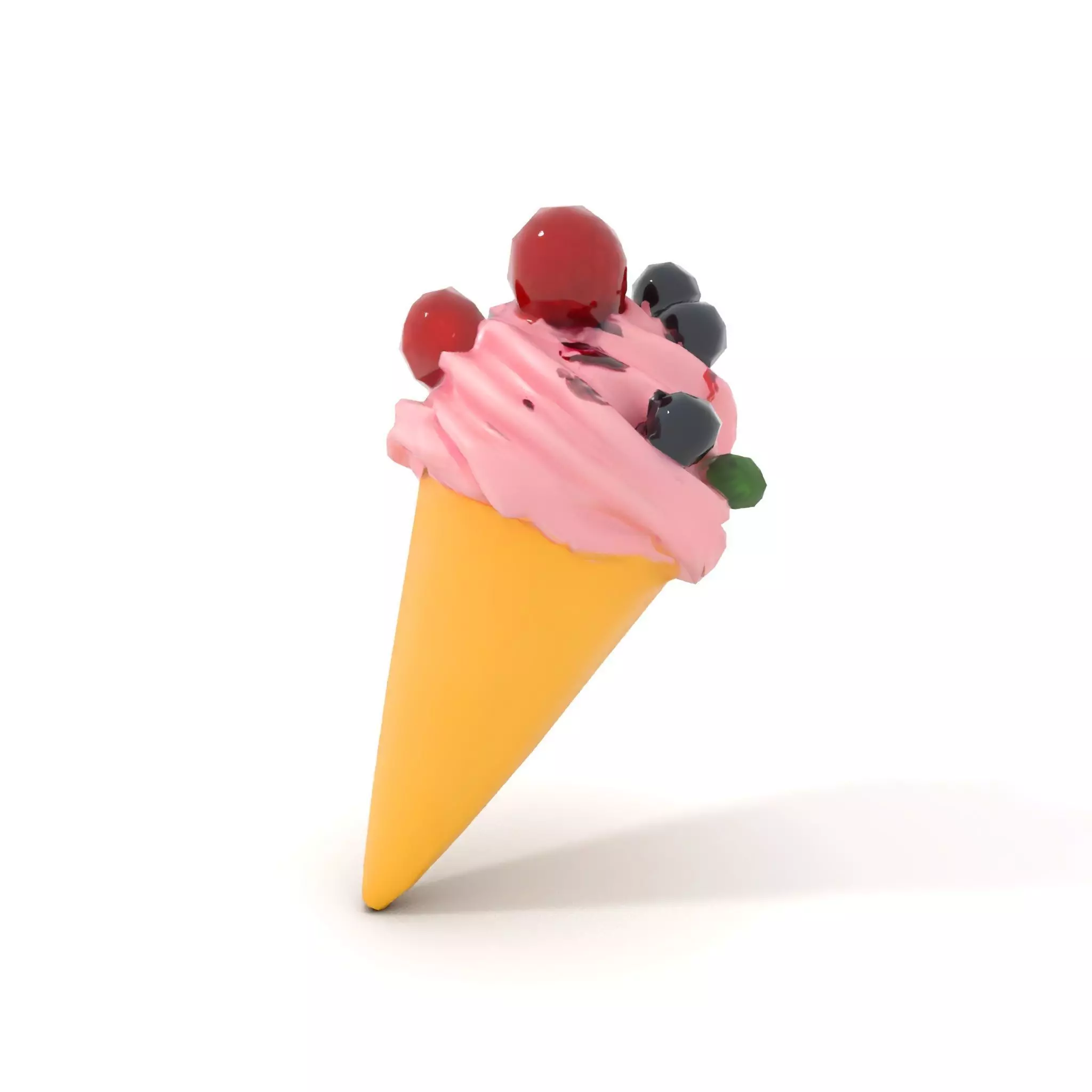 Berry Swirl Ice Cream model pack Low-poly 3D model_17