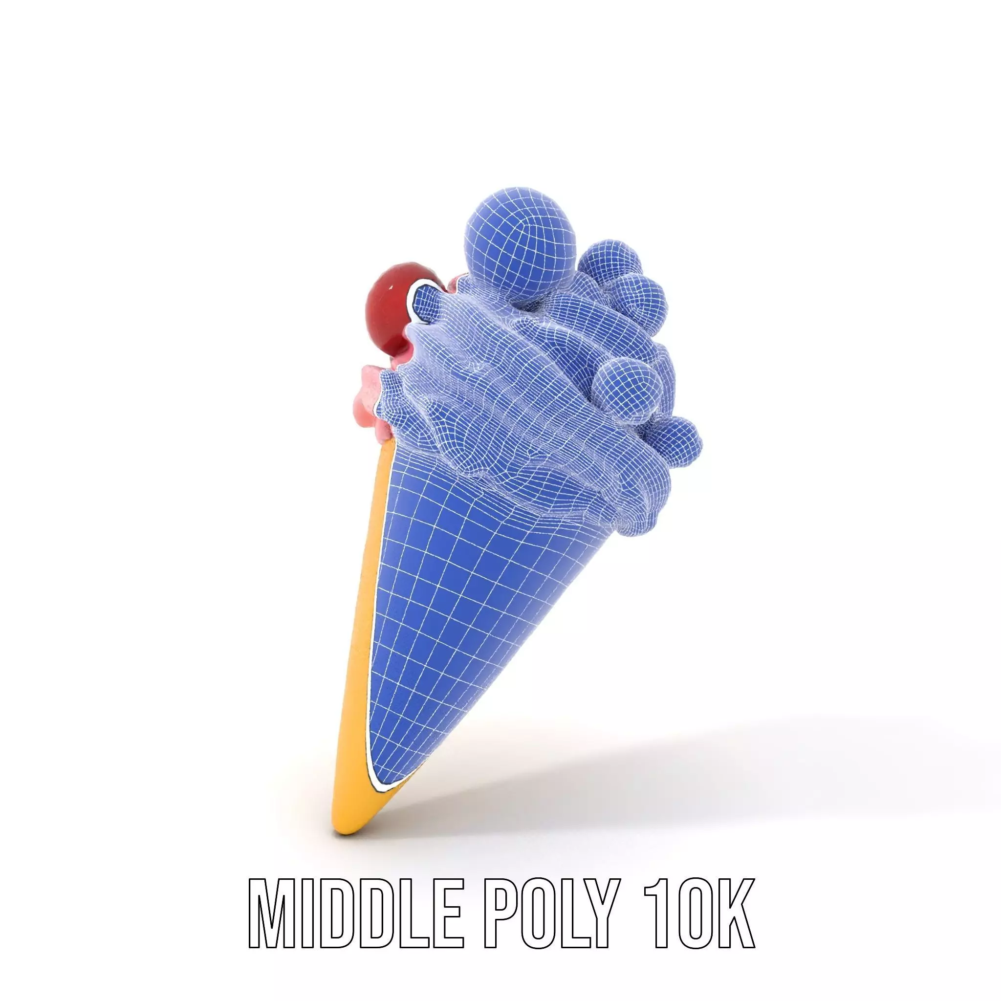 Berry Swirl Ice Cream model pack Low-poly 3D model_16