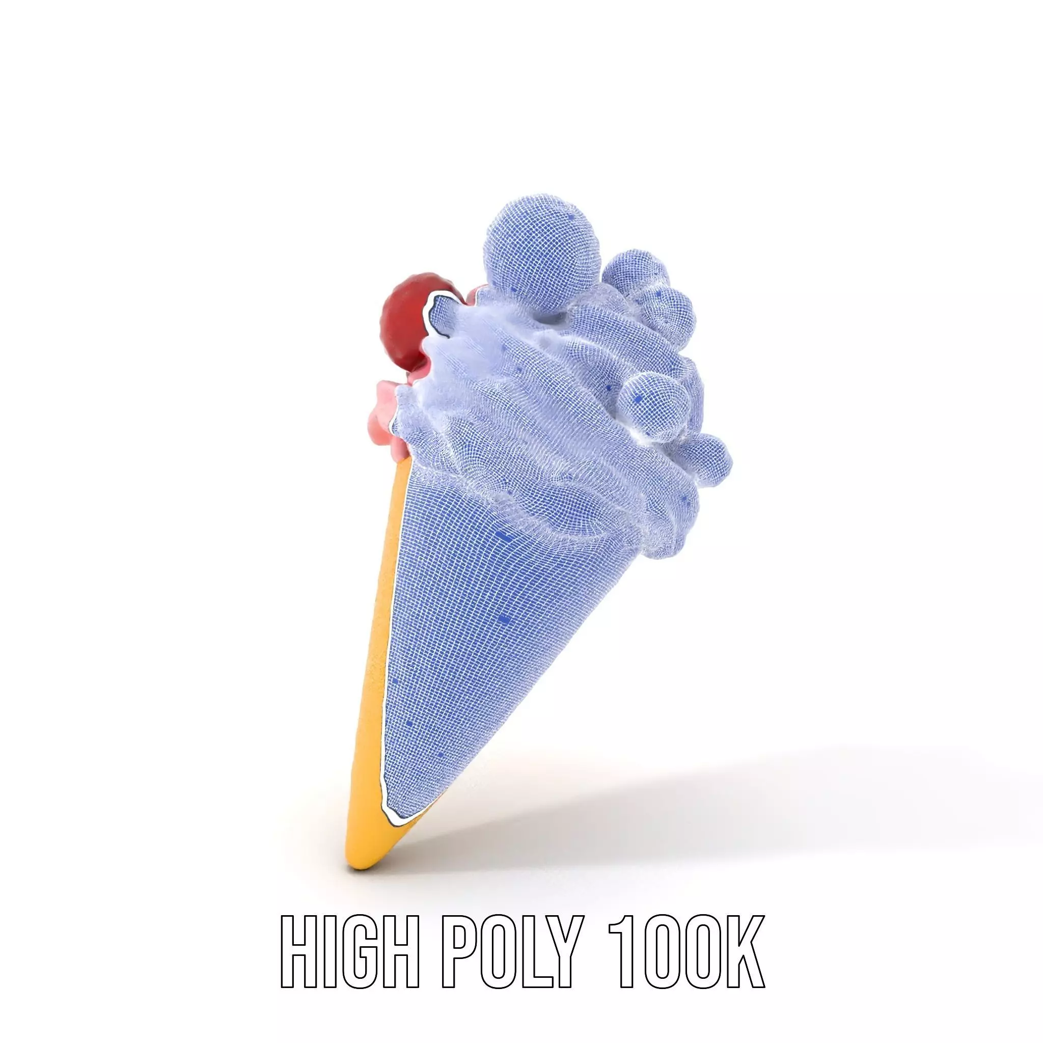 Berry Swirl Ice Cream model pack Low-poly 3D model_5