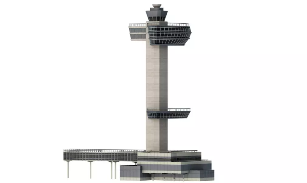 JFK Control Tower 3D model_2