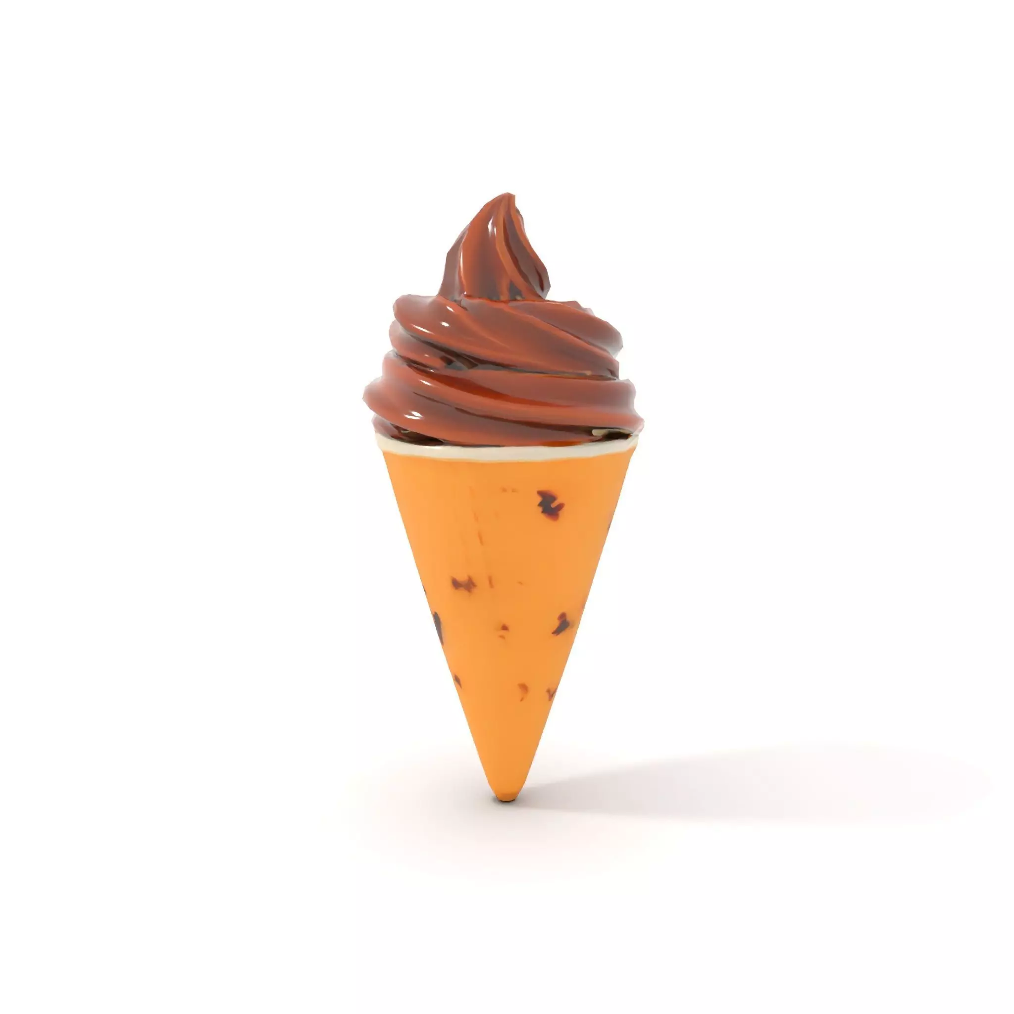 Chocolate Cone Delight model pack Low-poly 3D model_25