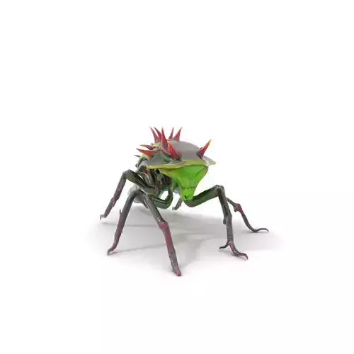 Spiked Alien Creature model pack Low-poly 3D model Spiked Alien Creature model pack Low-poly 3D model