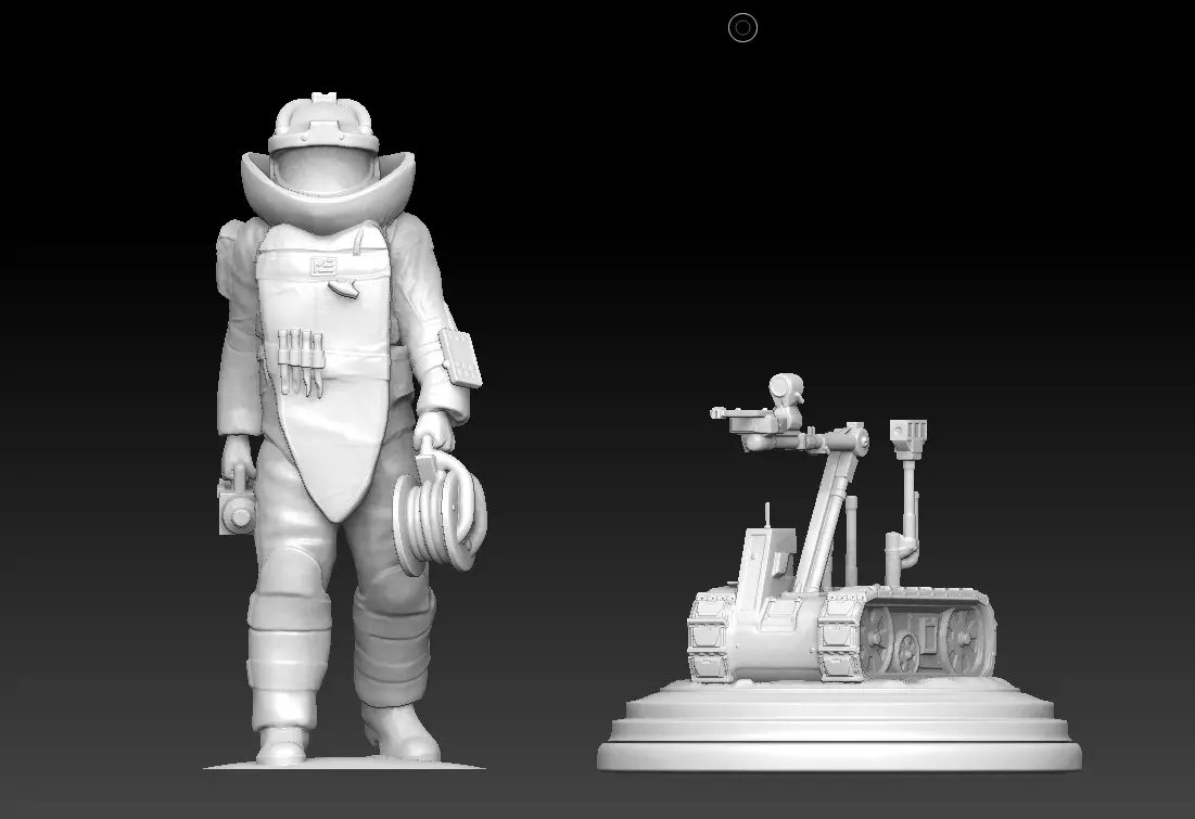 Next Generation EOD Tech and Talon Robot Keyed 3D Print Model 3D print model_2