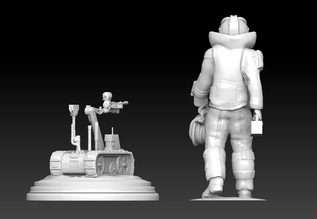 Next Generation EOD Tech and Talon Robot Keyed 3D Print Model 3D print model_4