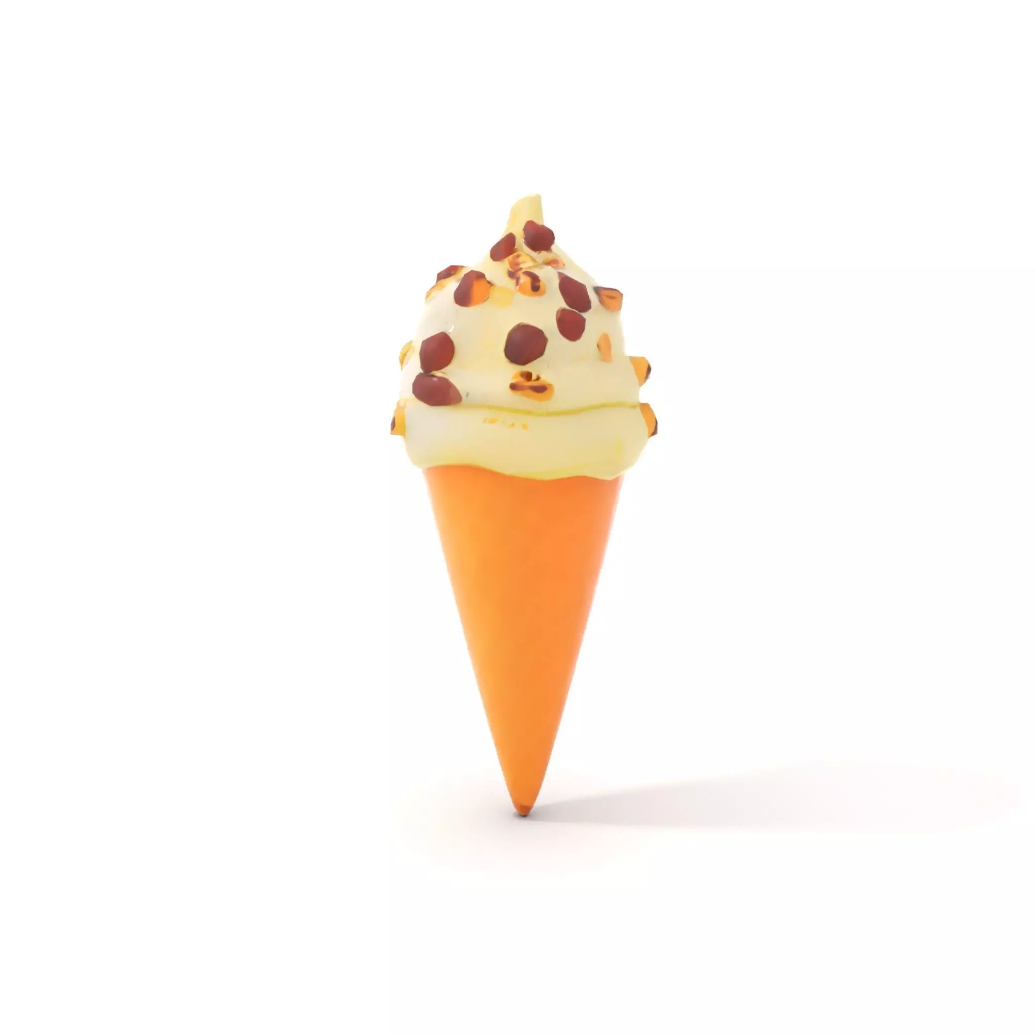 Nutty Vanilla Swirl model pack Low-poly 3D model_10