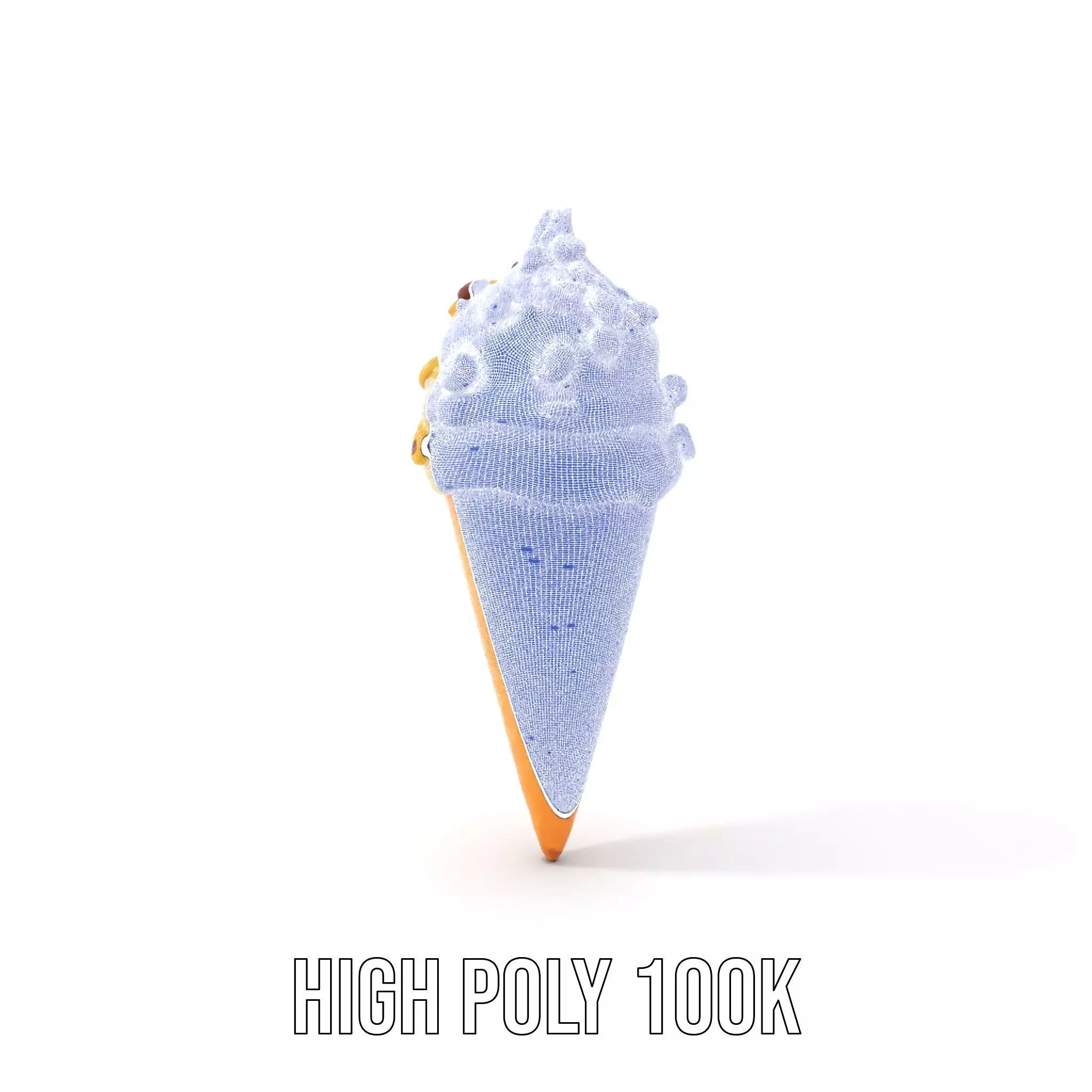 Nutty Vanilla Swirl model pack Low-poly 3D model_5