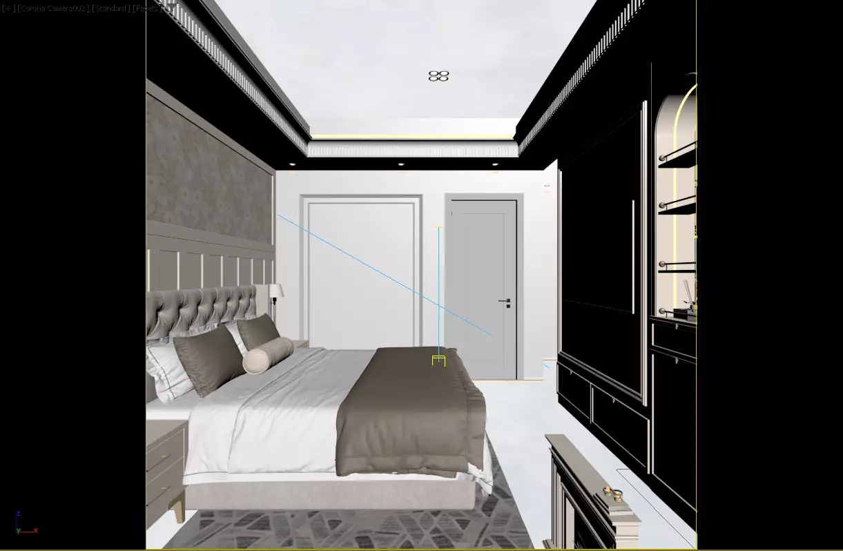 interior desigfn of a house 3ds max file 3D model