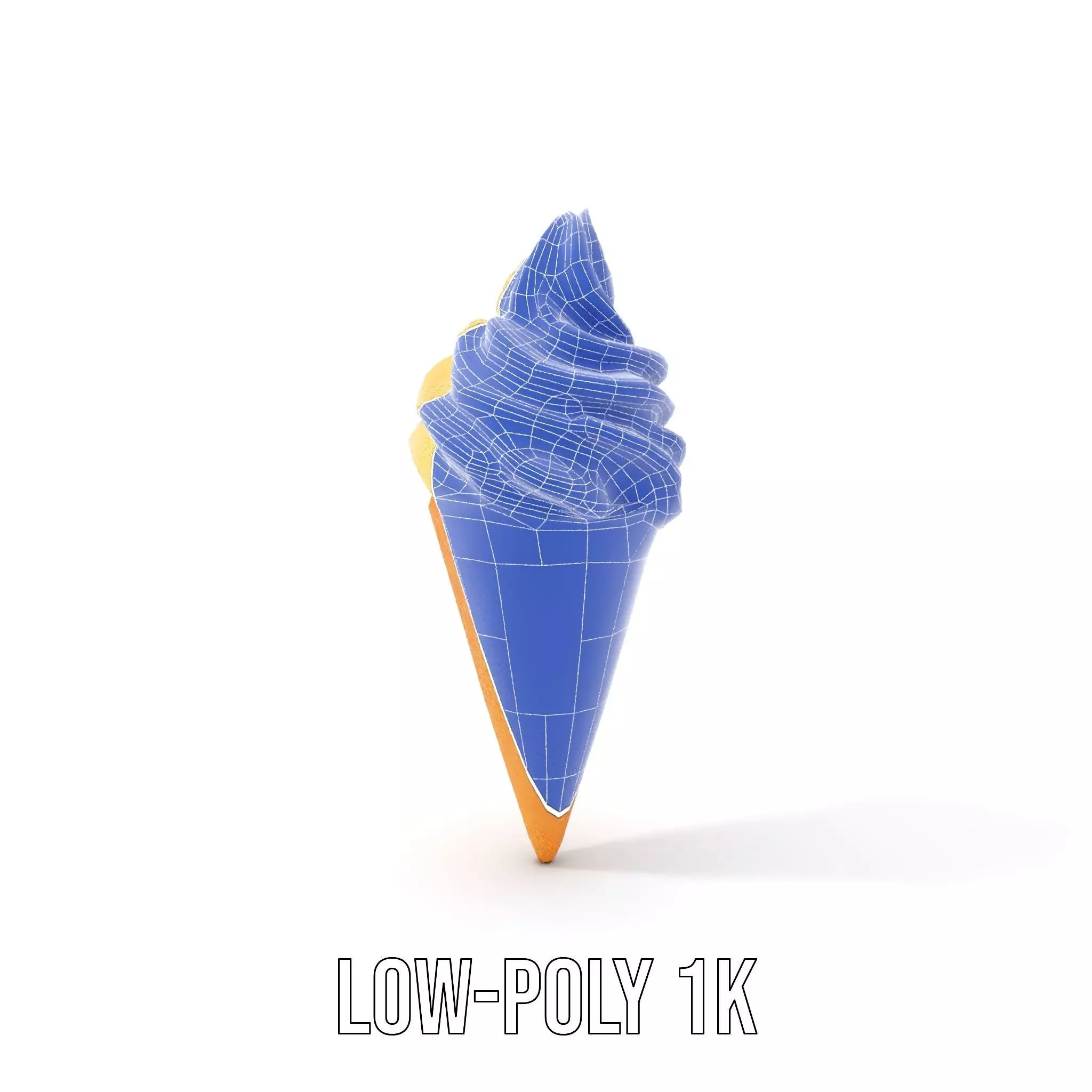 Vanilla Swirl Ice Cream model pack Low-poly 3D model_23
