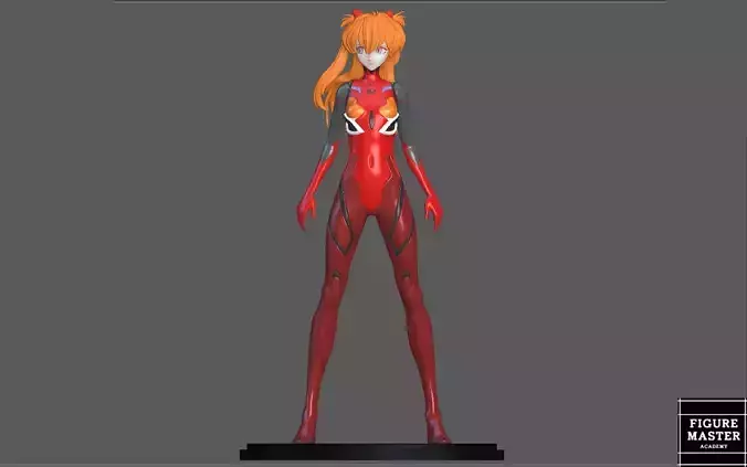 ASUKA EVALGELION ANIME 3D PRINT