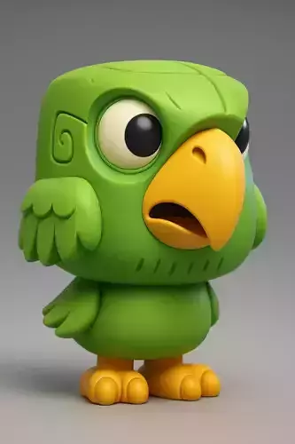 Funko Pop Parrot 3D print model Funko Pop Parrot 3D print model