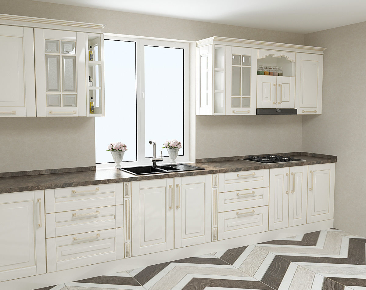 Kitchen Classical 3D model_3