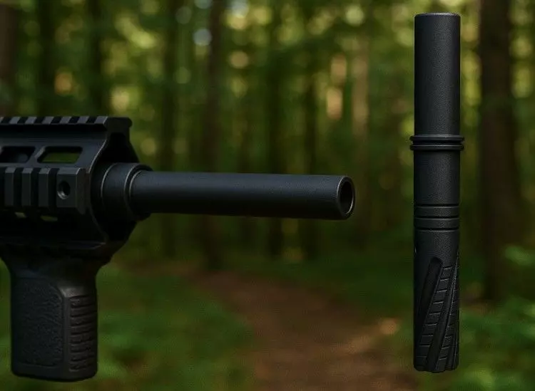 Flash Hider CCW TCR 15 Bravo 3D print model_0