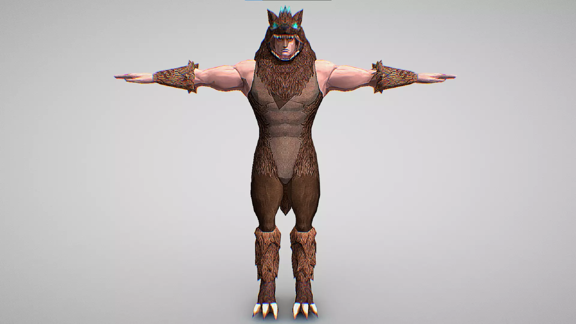 Simon Belmont - Werewolf Skin - Castlevania - Grimore Of Souls Low-poly 3D model_1