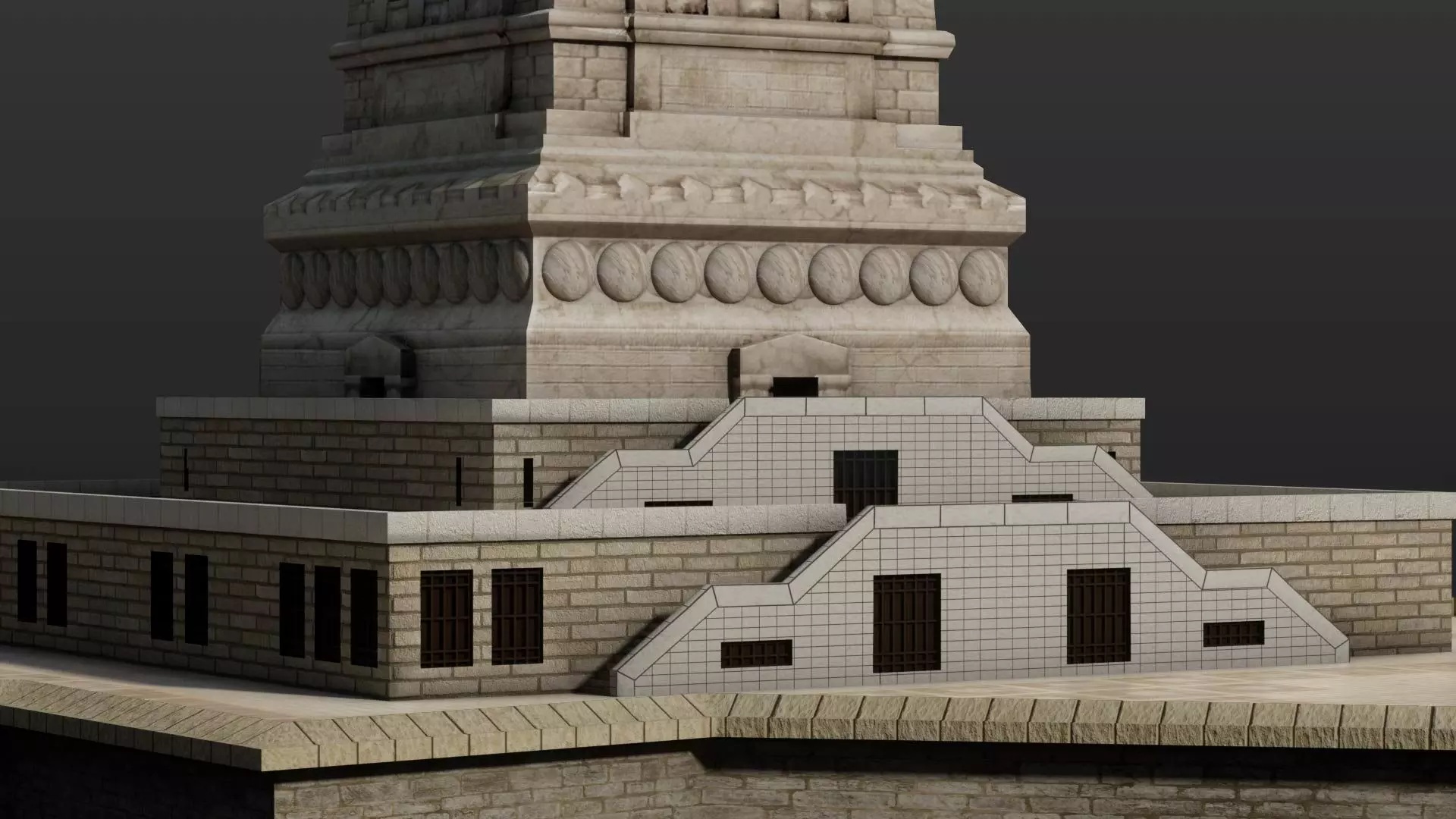 Statue of Liberty 3D model_5