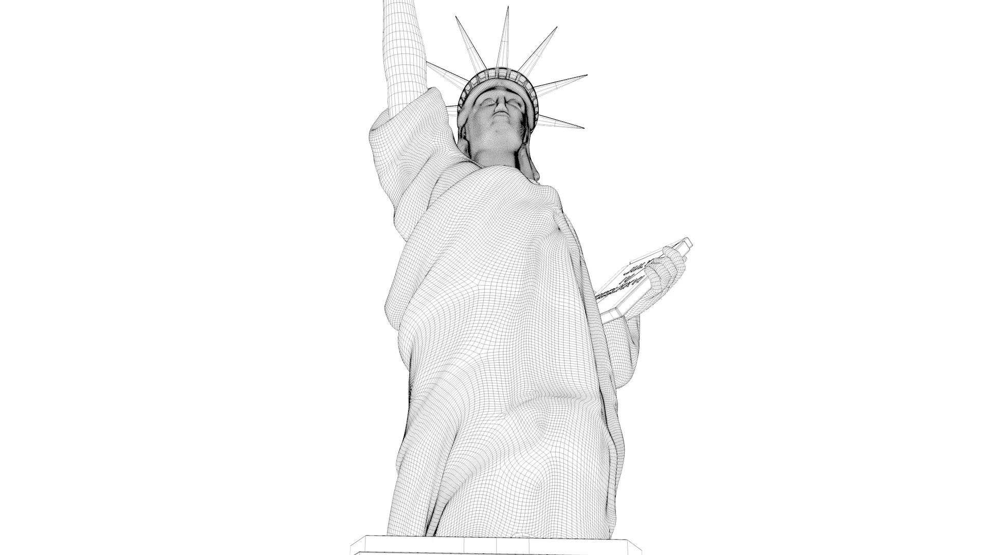 Statue of Liberty 3D model_9