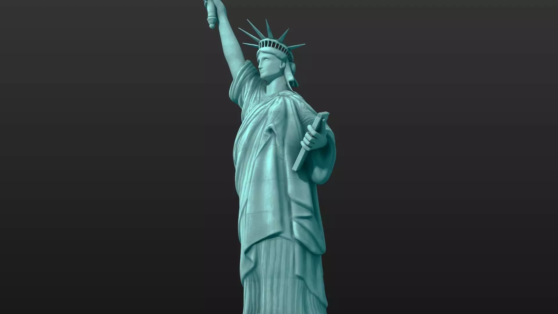 Statue of Liberty 3D model_3